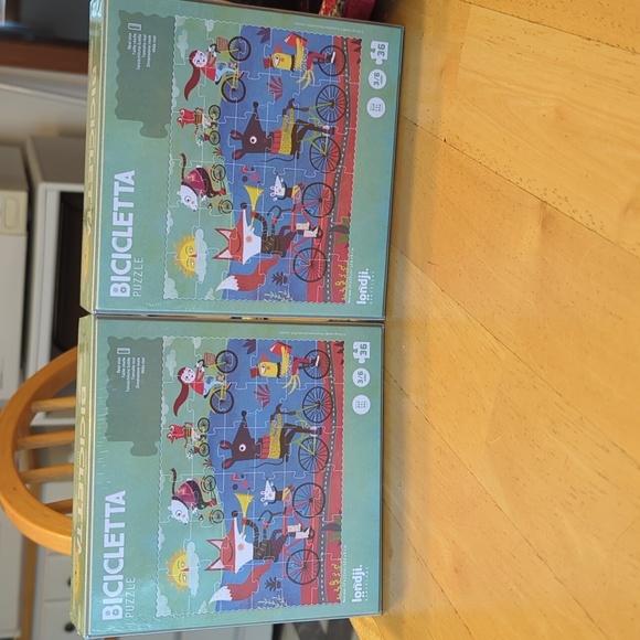 Bicicletta Puzzle by Londji Barcelona (2) NIB - Picture 4 of 6